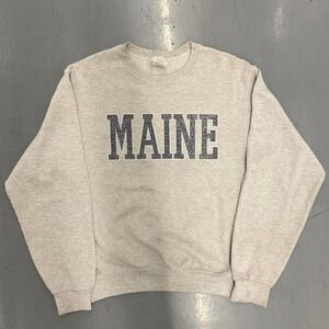 Vintage 90s Maine crewneck on a 90s jerzees tag